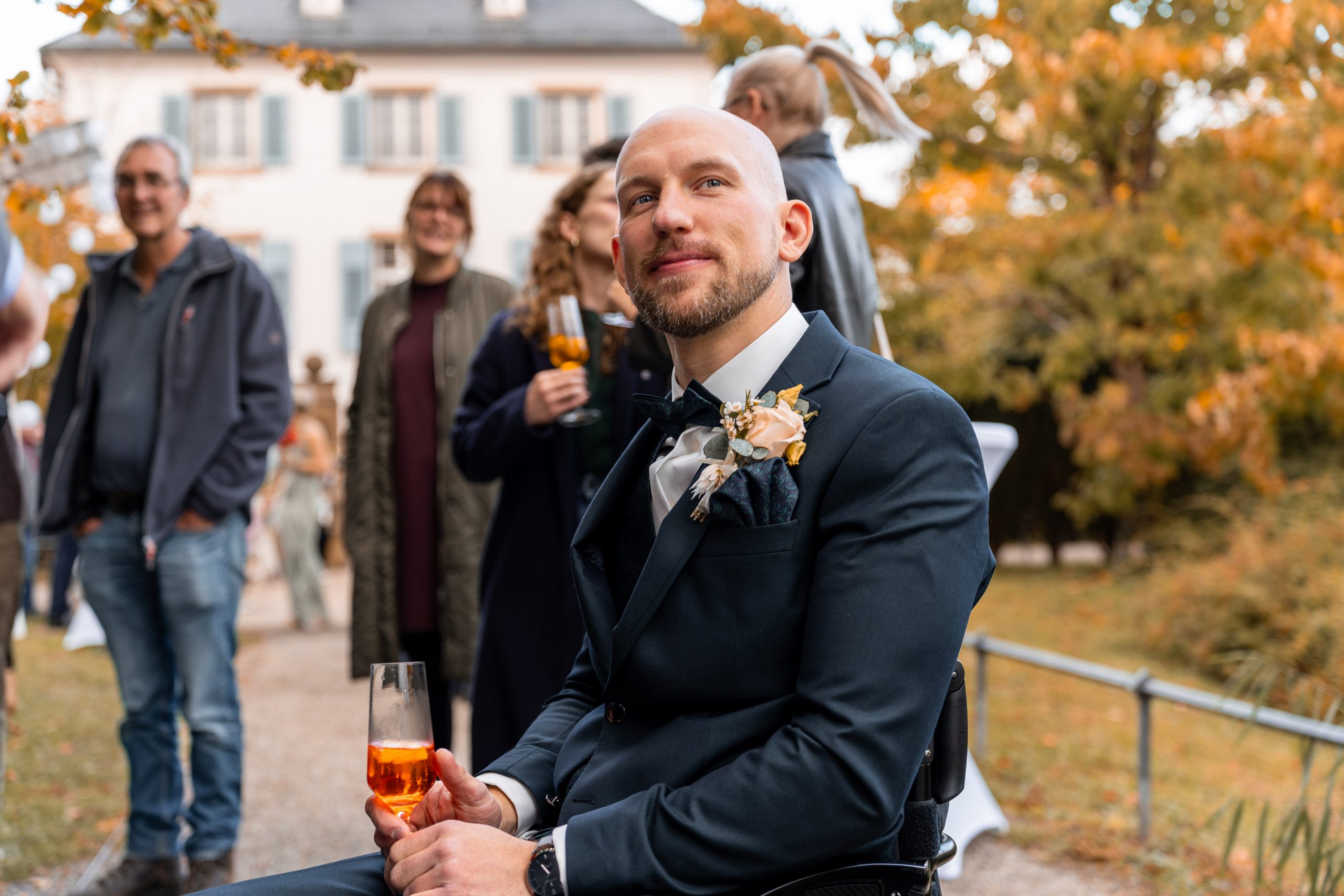 Natürliches Hochzeitsporträt von Carlotta und Björn