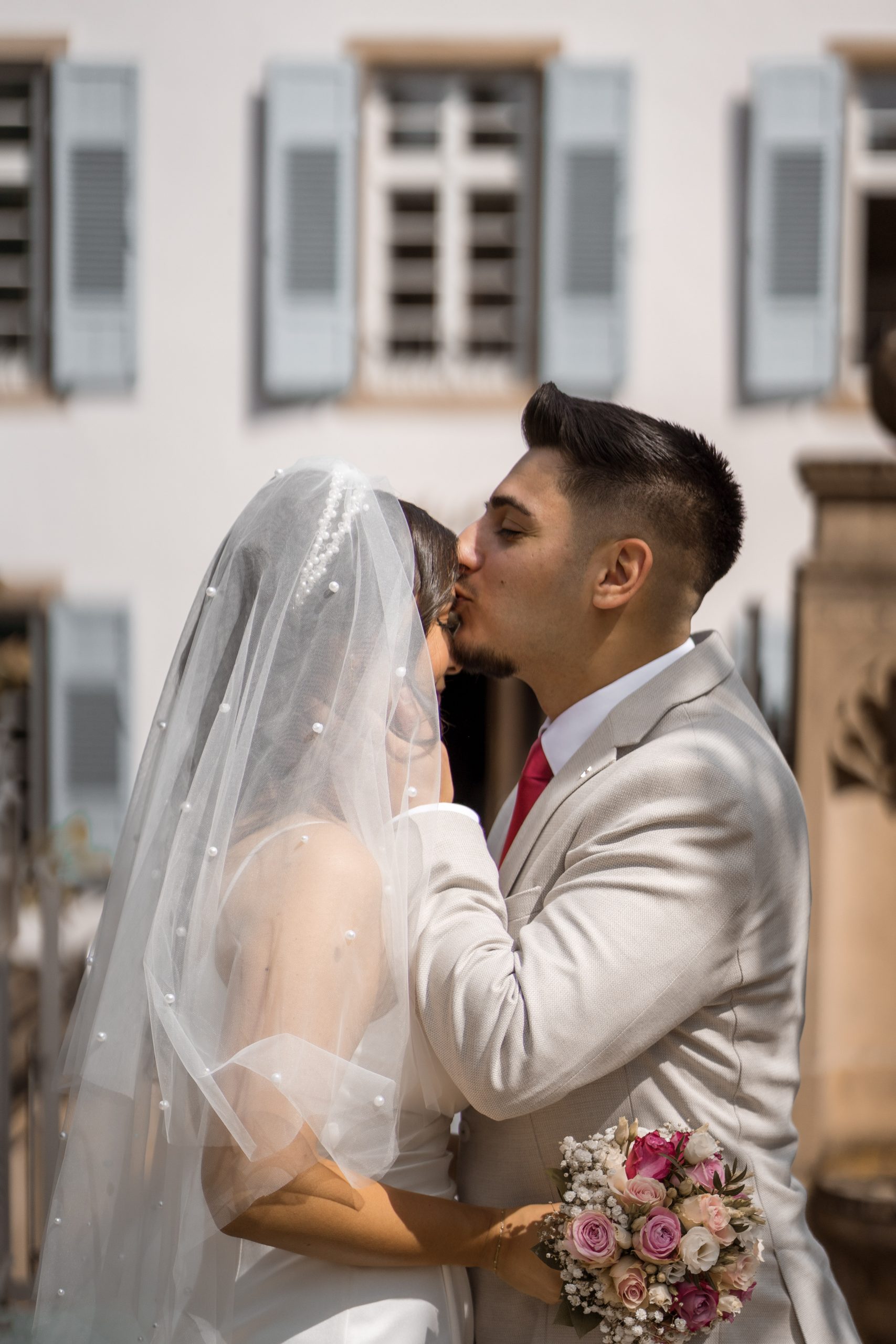 Inniger Moment beim First Look